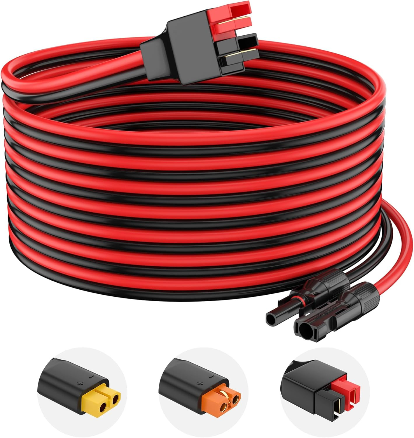 Solar to Anderson Extension Cable 12AWG Solar Connector for RV Foldable Solar Pa