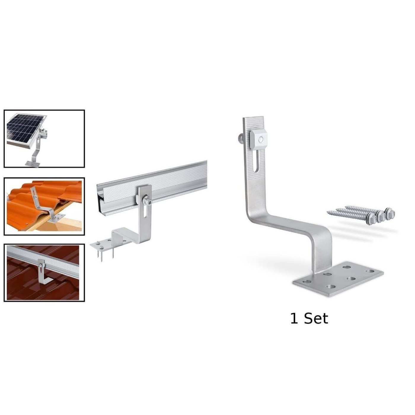 Widely Compatible Roof Hooks for All Types of For Solar Panels Available