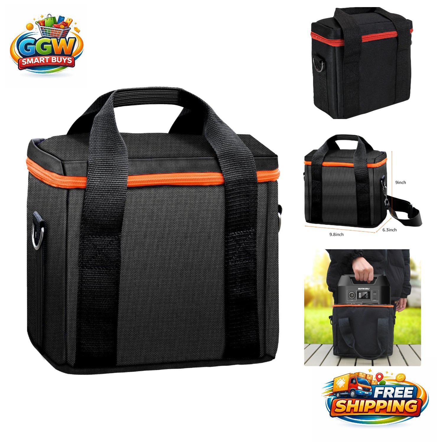 E300 Portable Power Station Bag – Durable Solar Generator Storage for Travel