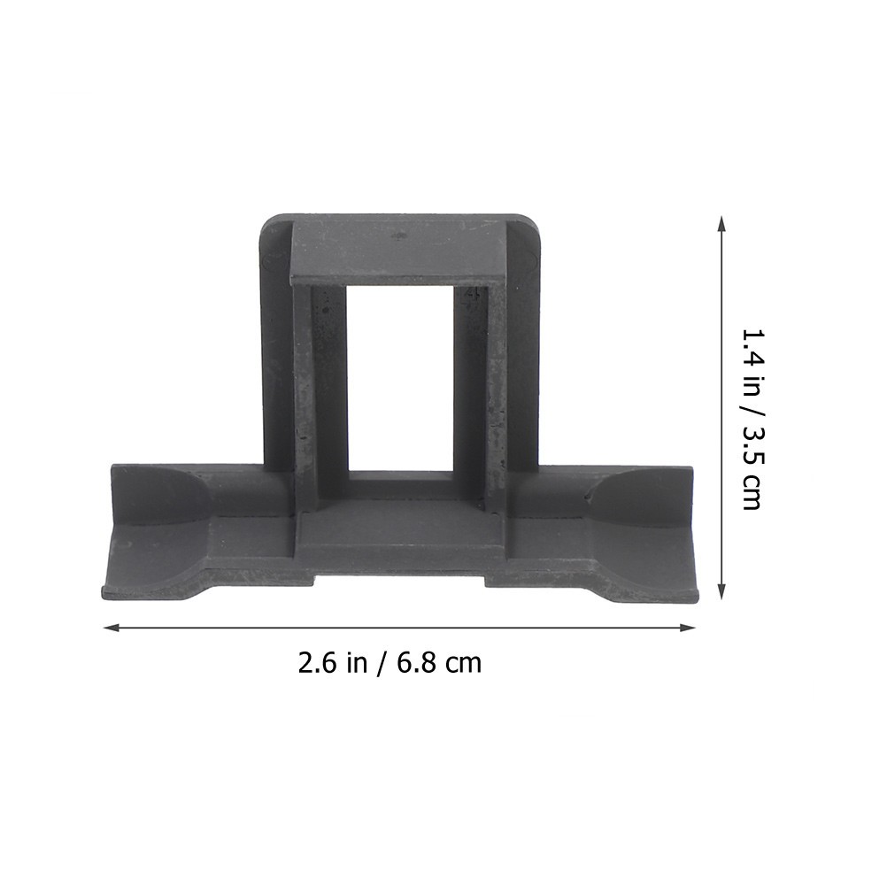 10Pcs Reusable Solar Panel Water Drain Clips ABS Clamp for Panel Edges