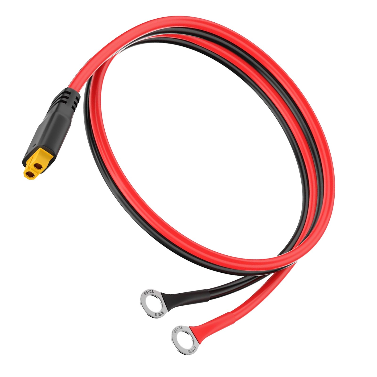 XT60 Female to O Ring Terminal Cable 10AWG for Battery Solar Power