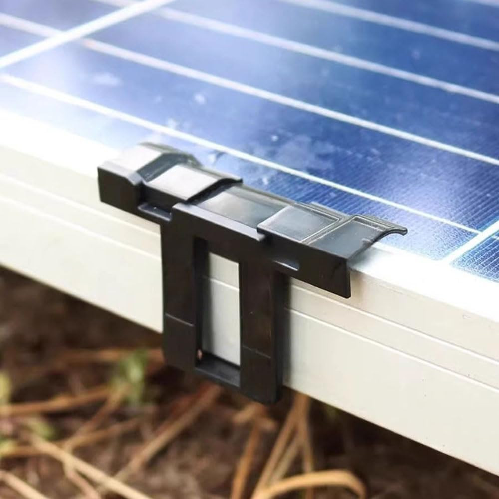 12PCS Plastic Photovoltaic Panel Drainage Clip 40Mm Solar Panel Drainage Chute D