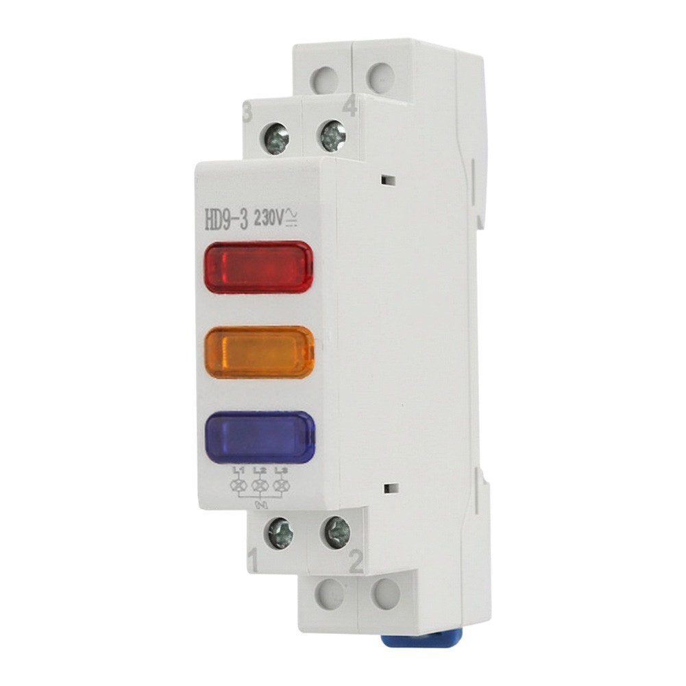 DIN Rail LED Signal Fire-resistant Insulation Industrial Control Panels