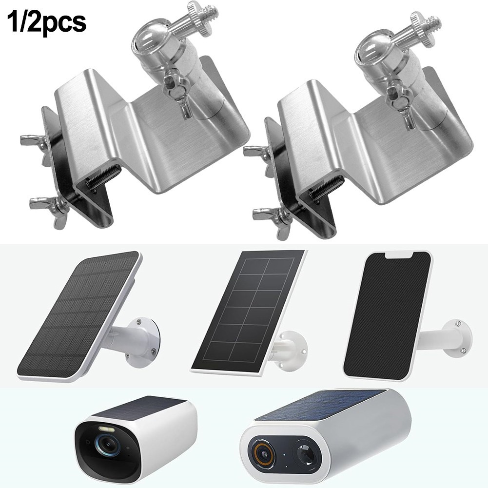 Stainless Steel Solar Panel Mount for Eufy and For Arlo Camera Systems