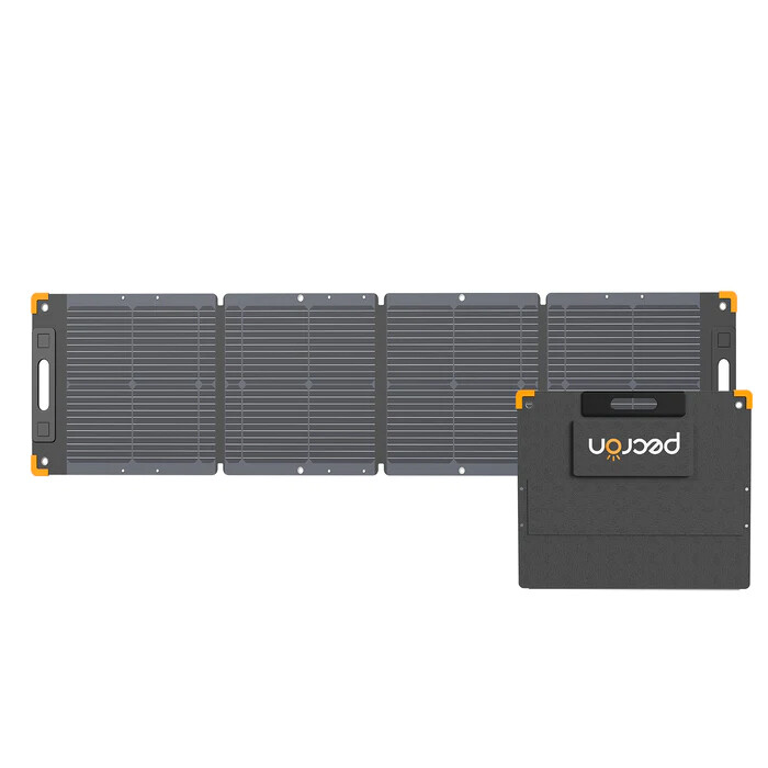Used-pecron 100W 200W Foldable Portable Solar Panel for Power Station Solar