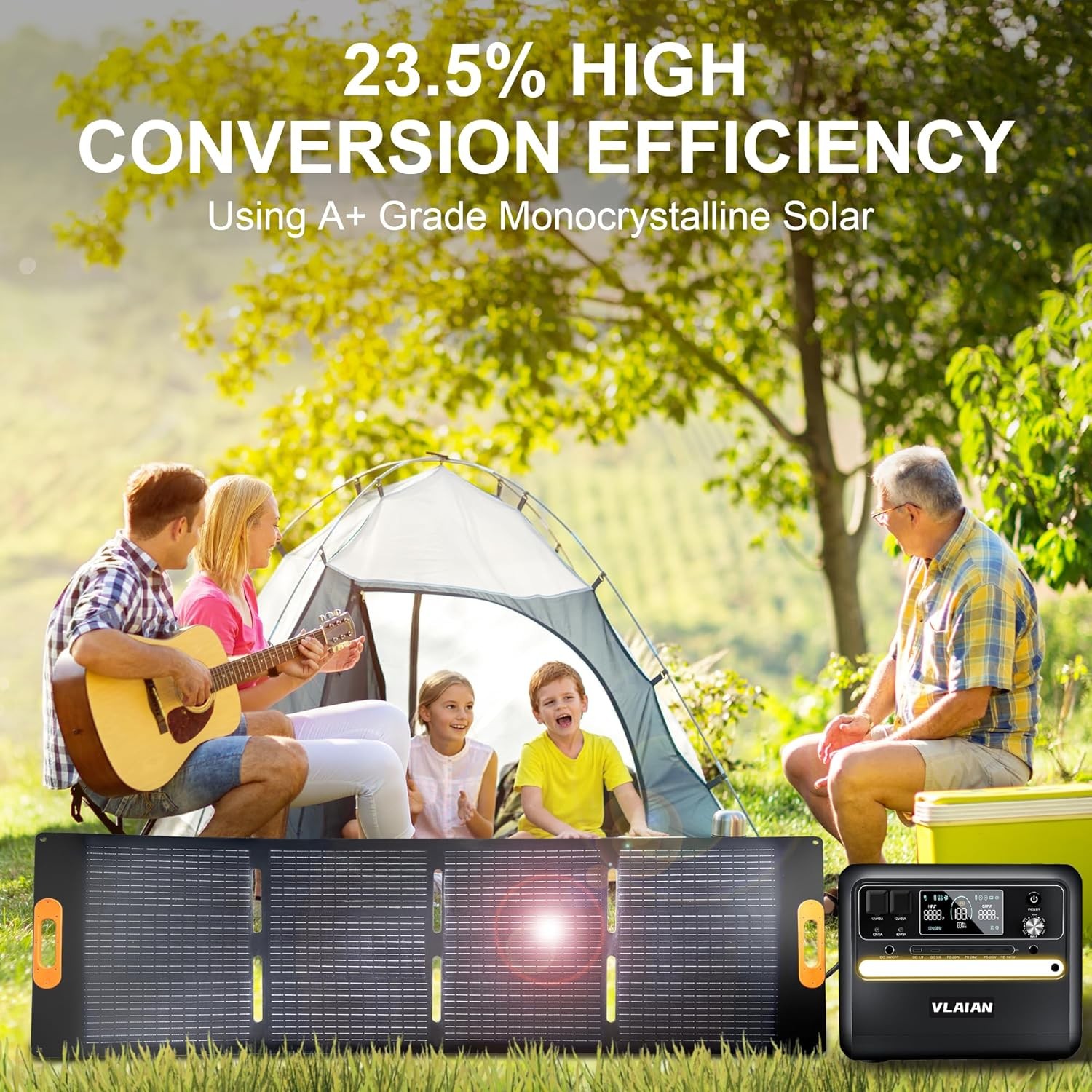 200W Solar Panel MC4 Output 23.5 High Efficiency Generator