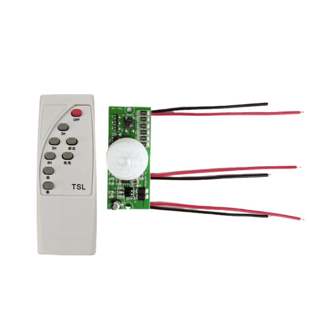 Induction Solar Lamp Circuit Board with Dual Mode Sensing and Remote Control
