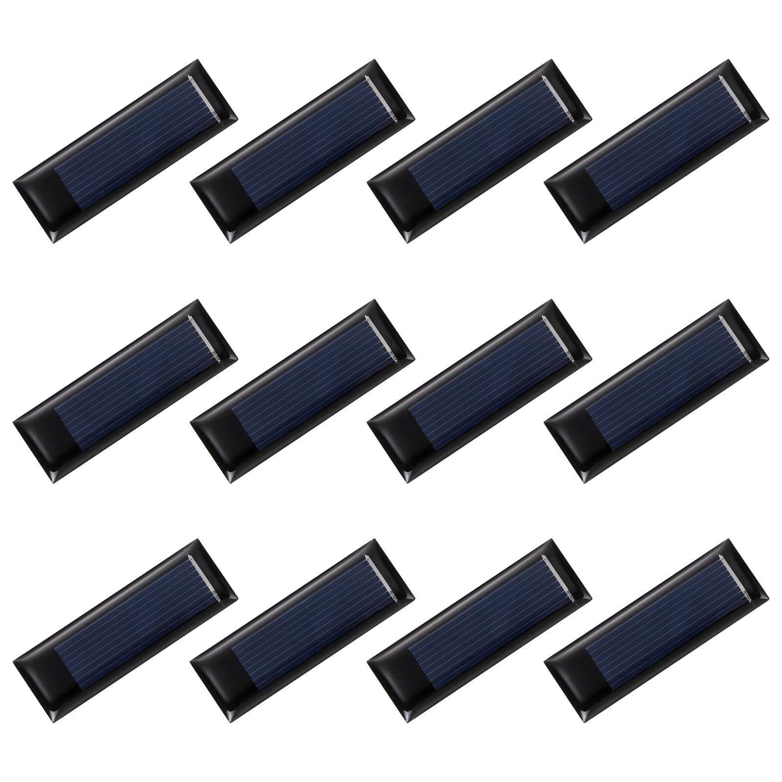 12Pcs 0.5V 0.05W 100mA Mini Solar Panels, Solar Photovoltaic Power Cells