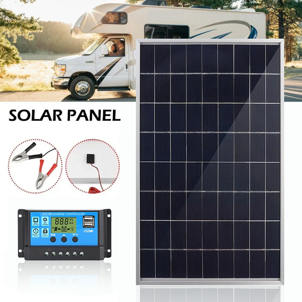 10 WATT Solar Panel Solar Battery Charger 18V Solar Panel Kit Charge controller