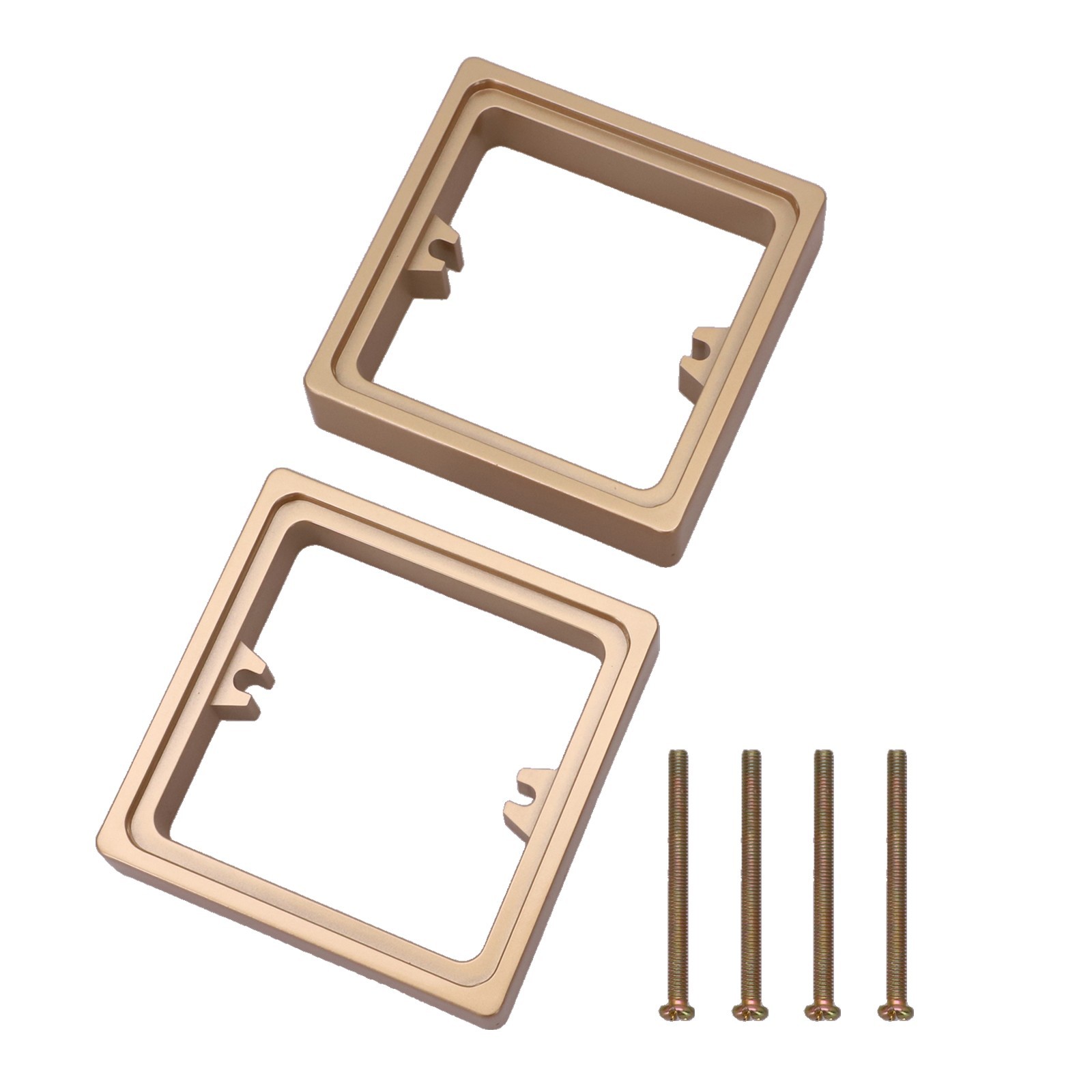 Single Gang Square Spacer Set of 2 with Installation Screws for Easy Setup