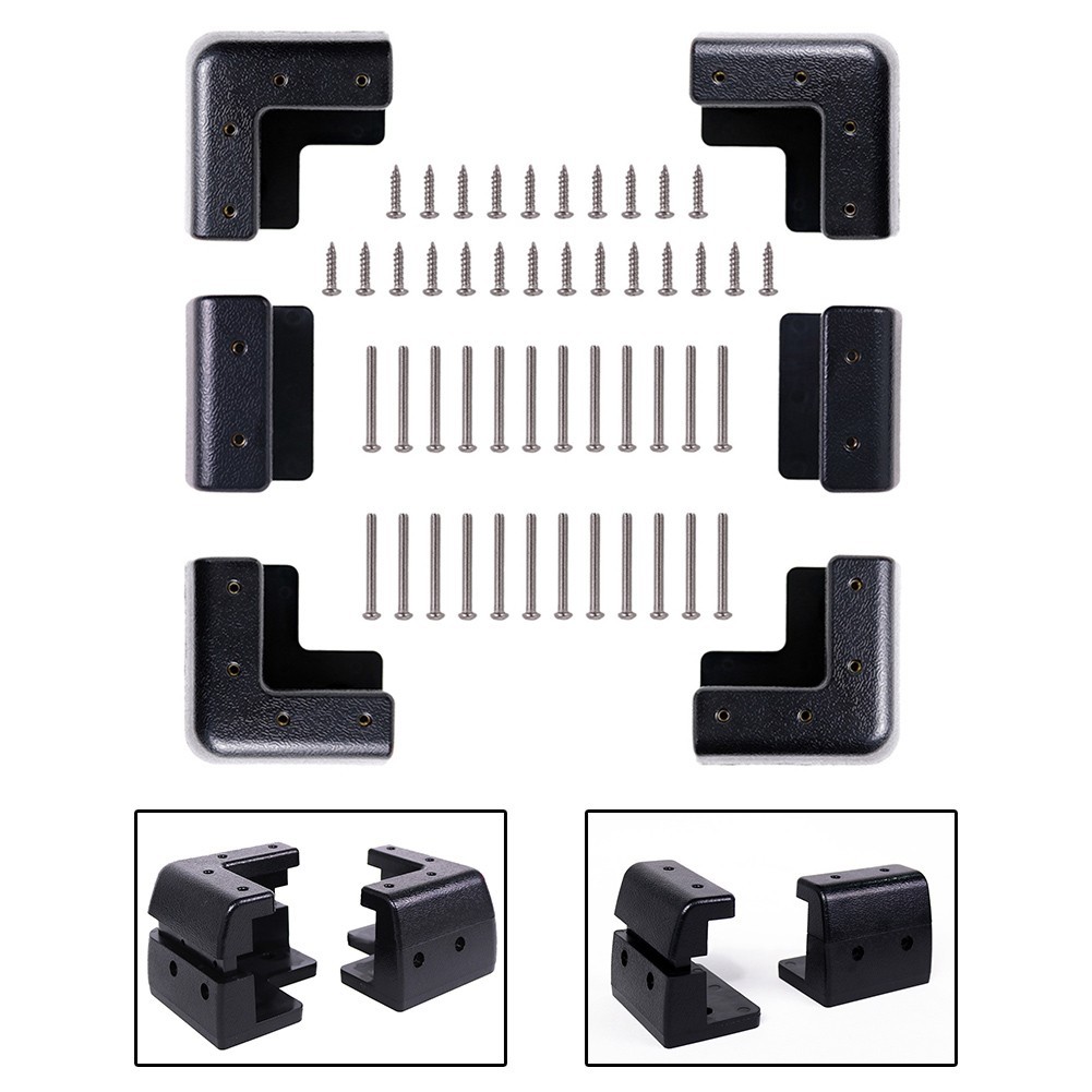 Robust Corner Bracket Kit for DIY Solar Installations on For RVs and Yachts