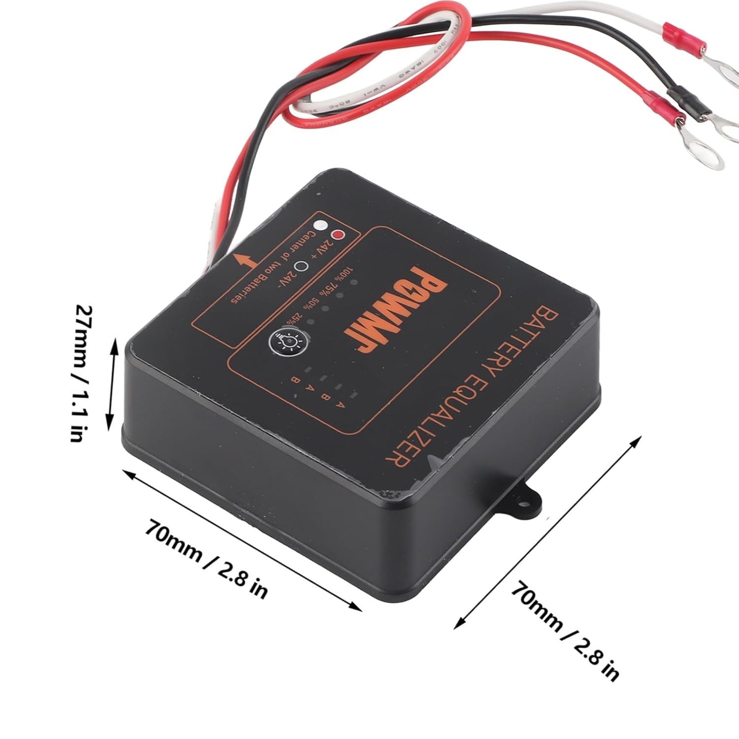 2x 12V Solar System Battery Voltage Balancer with Reverse Polarity Protection