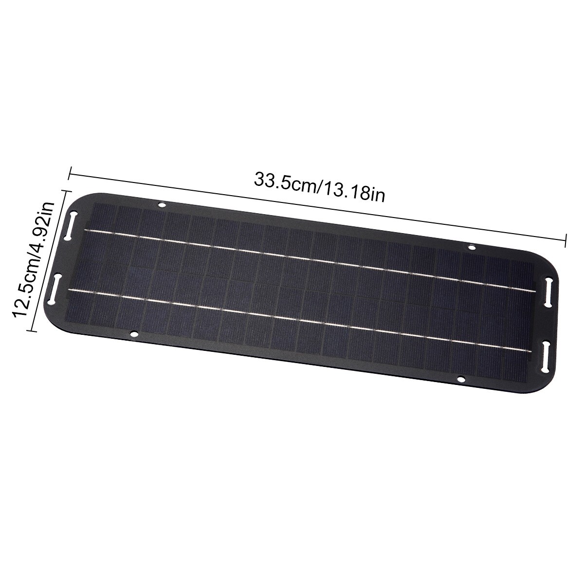 30W Solar Panel 12V Trickle Charger Battery Charger Kit Maintainer Boat RV Car