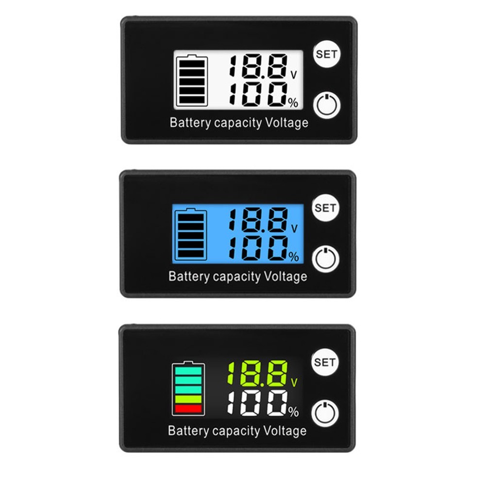 Battery Capacity Indicator Battery Status Checking Pluggable Power Connector