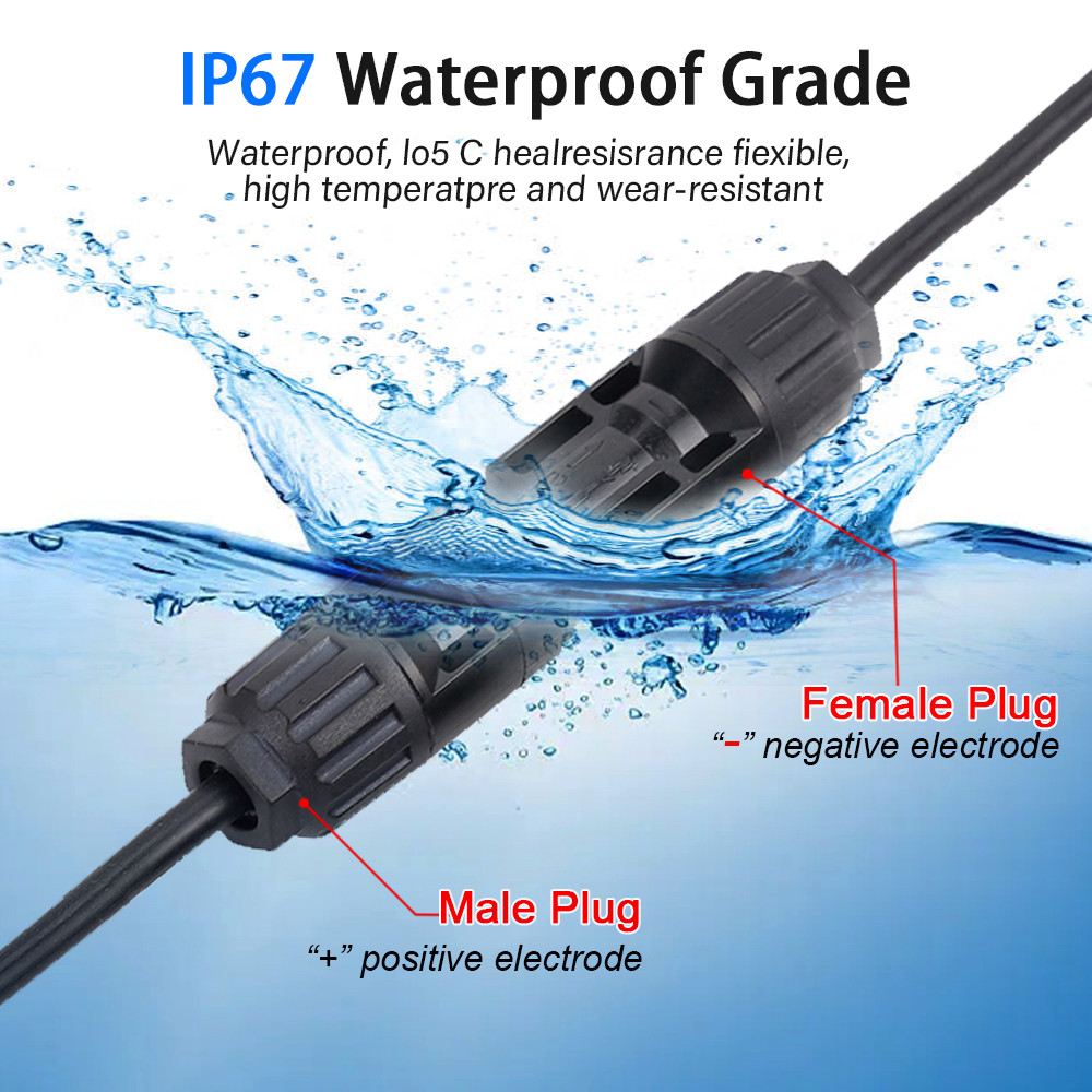 10 Ft XT60 Female to Solar Connector Extension Cable Wire for Solar Generator