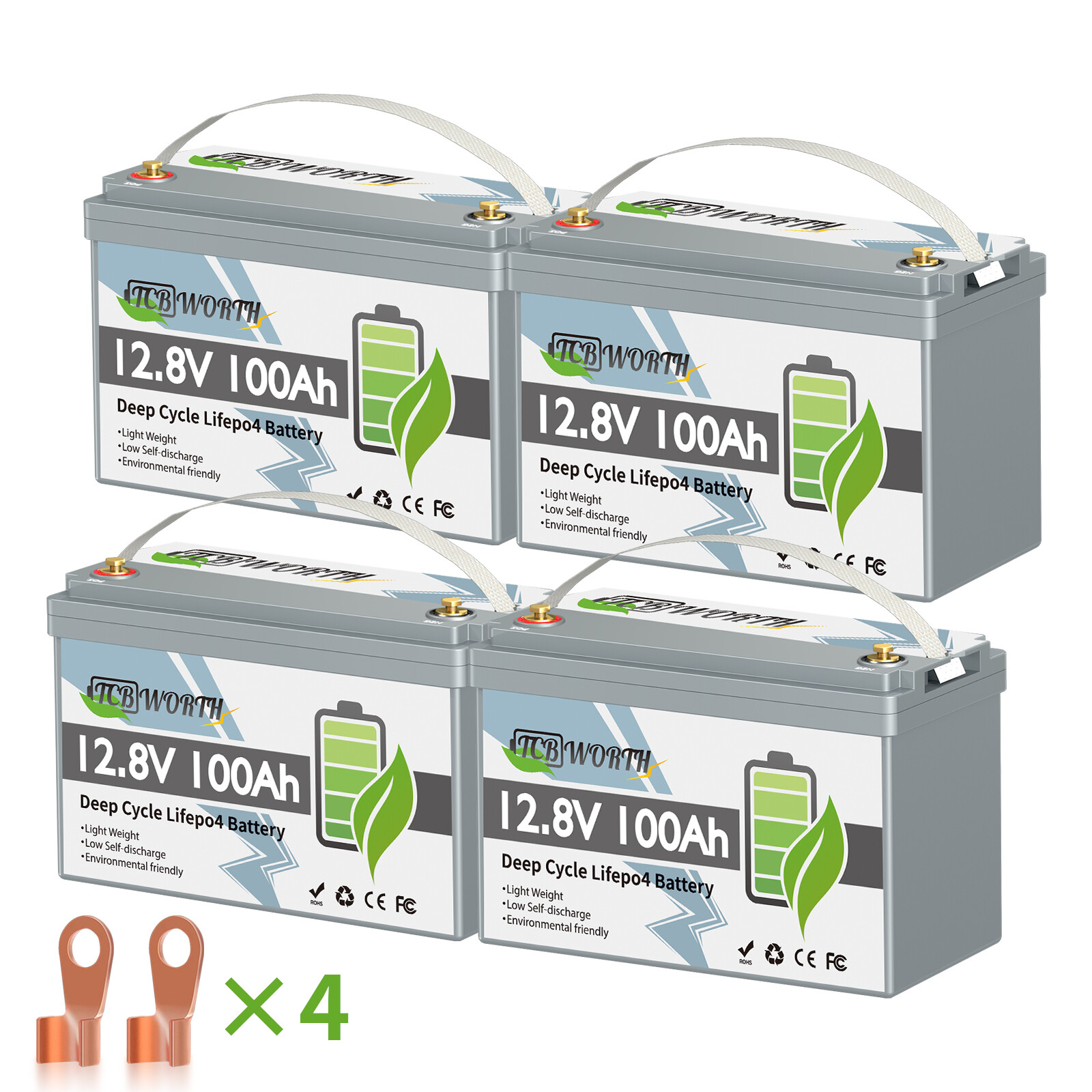 48V 100Ah Lithium Golf Cart Battery LiFePO4 Deep Cycle 4Group 12V 100Ah Solar RV