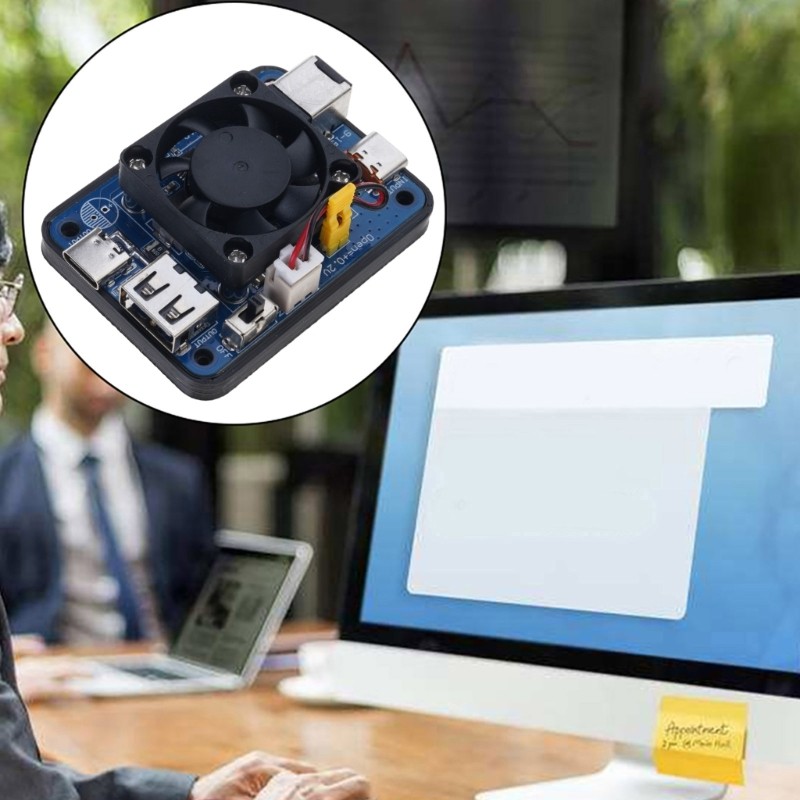 Compact 5V5A PD Power Module for RPI 5 Development Boards and Soft Router
