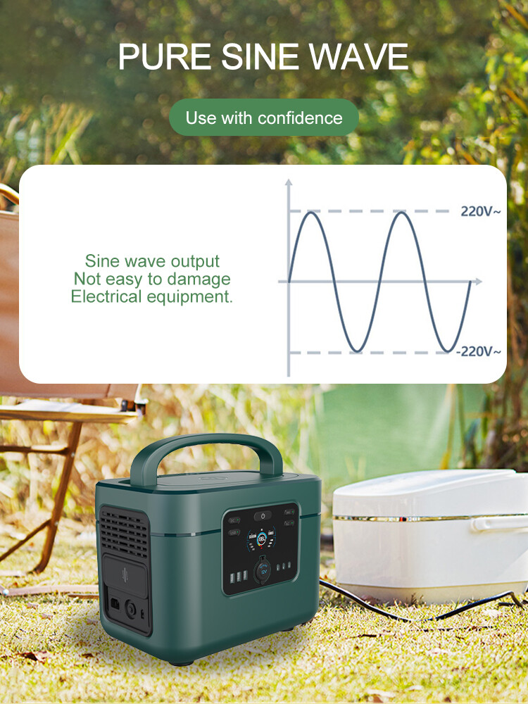 Solar Generator 1200w/1050Wh Outdoor Power Bank Portable Solar Power Station