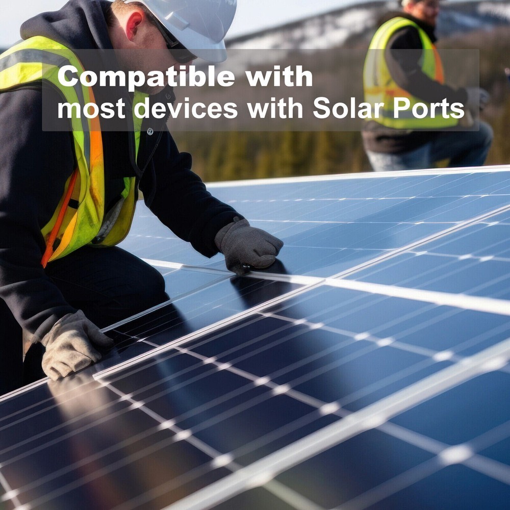 2x Solar Panel Y Branch Cable Connection Waterproof Adapter Connector Extension