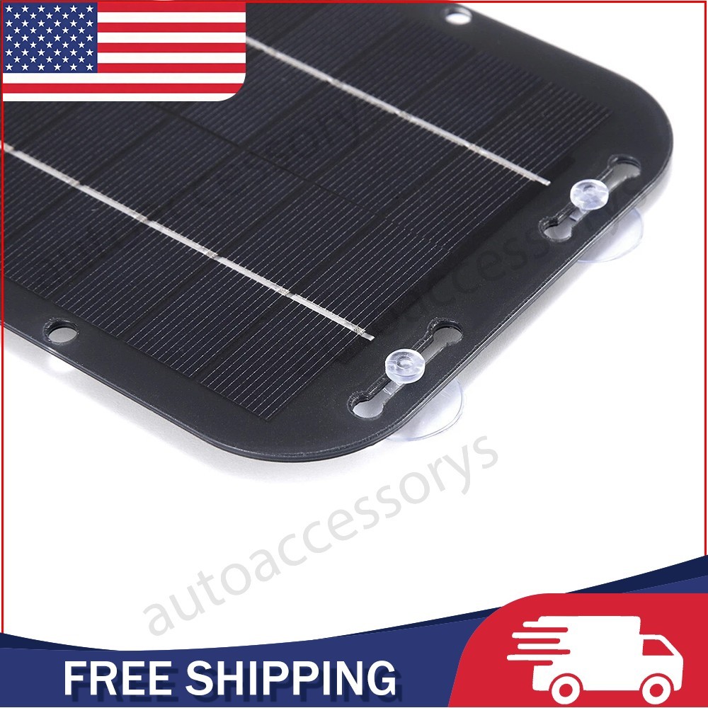 30W Solar Panel Kit 12V Trickle Charger Battery Charger Maintainer Boat RV Car