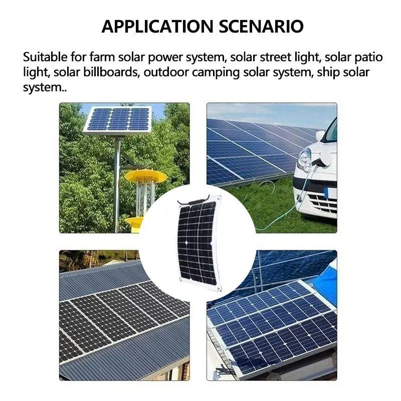 500W Flexible Solar Panel Mobile Power Supply Suitable for Housing, Camping, and