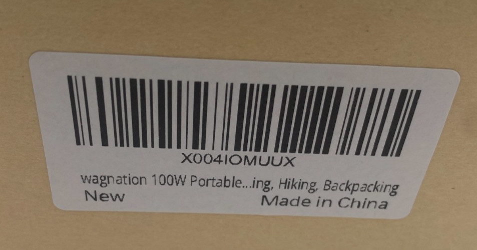 Wagnation 100W Portable Solar Panel Foldable Multi-Port & Wide Compatibility