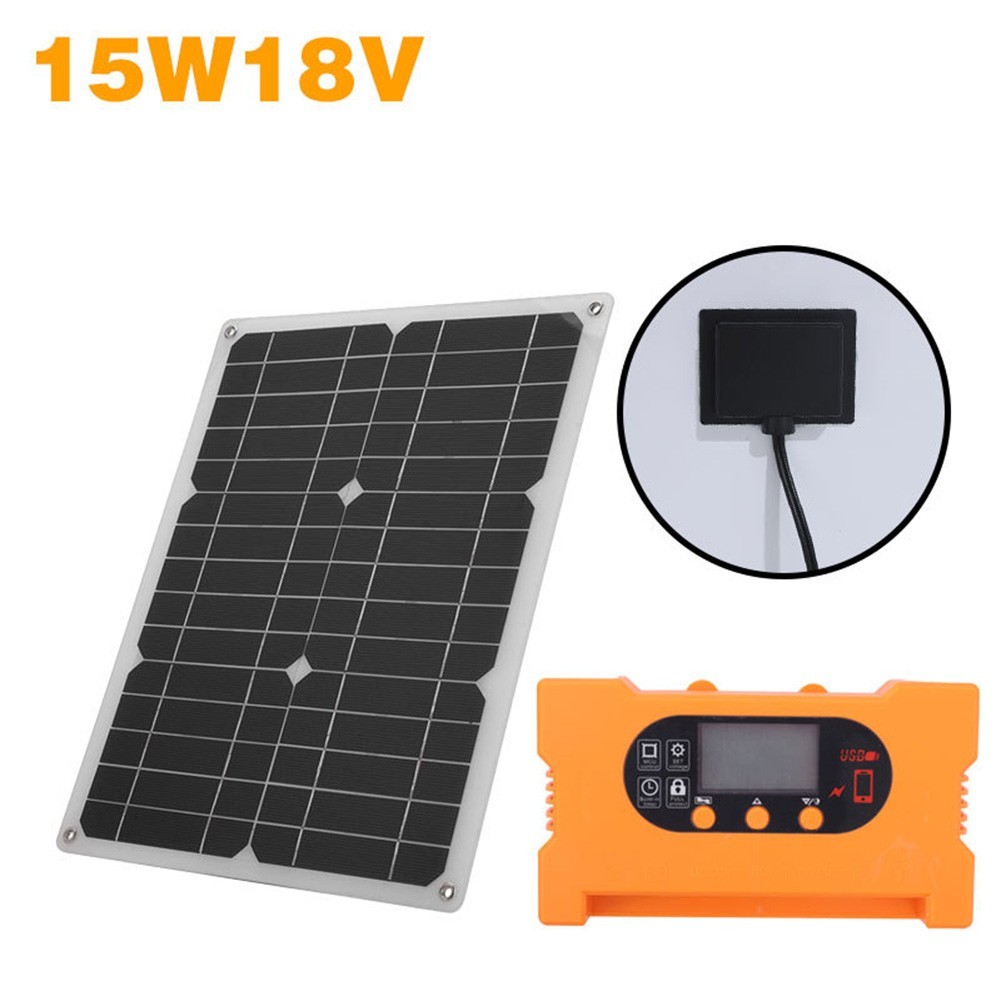 Lightweight 15W Solar Power Bank Perfect for All For Outdoor Activities