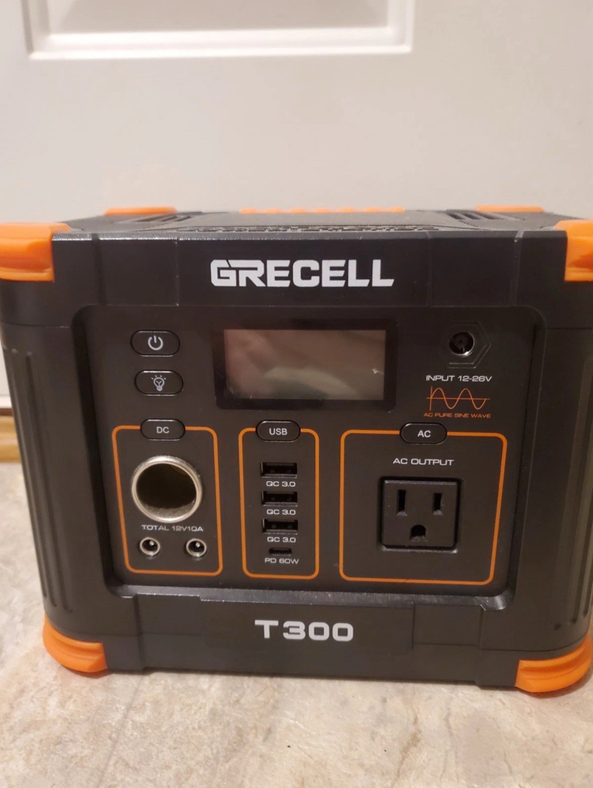 Portable Power Station 300W, GRECELL 230.88Wh Solar Generator