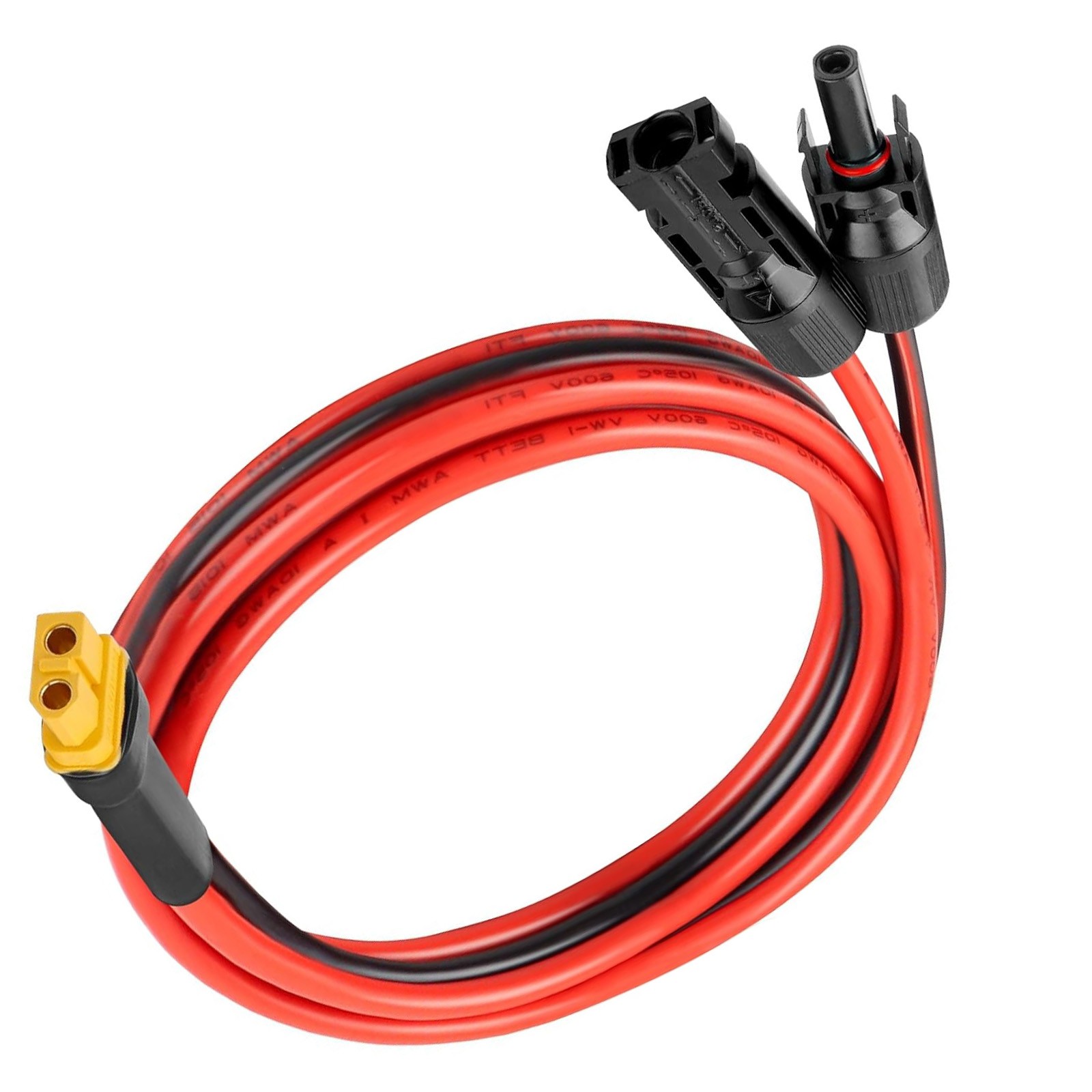 Solar Panel Extension Cable Wire XT60 Female to Solar Connectors