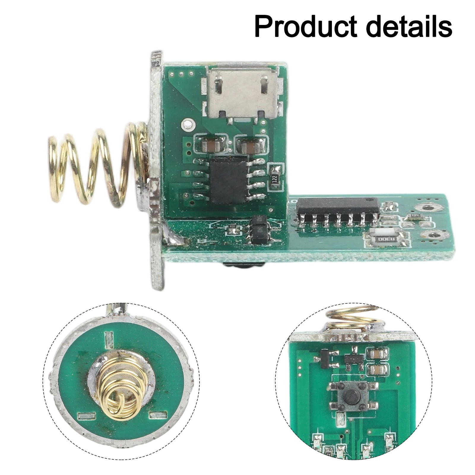 34 2V LED Driver Board Rechargeable Flashlight Switch PCB Circuit Board for DIY