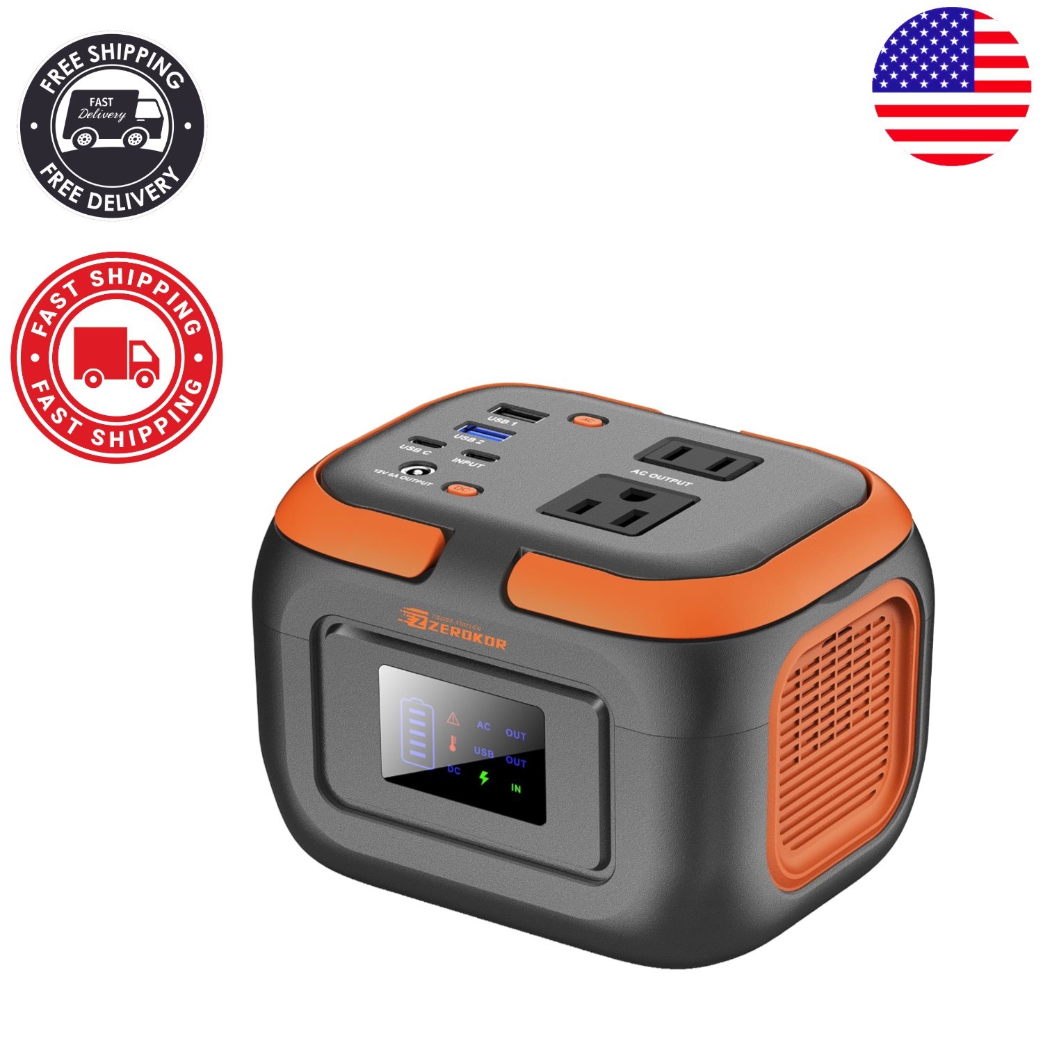 120W Portable Power Station: Essential Camping & Emergency Backup Generator