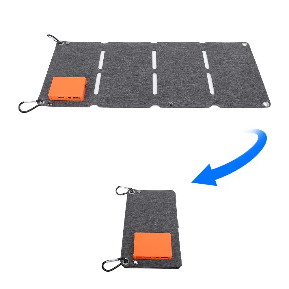 40W Foldable Solar Panel Charger, Portable Power Renewable Energy Charger Pho…