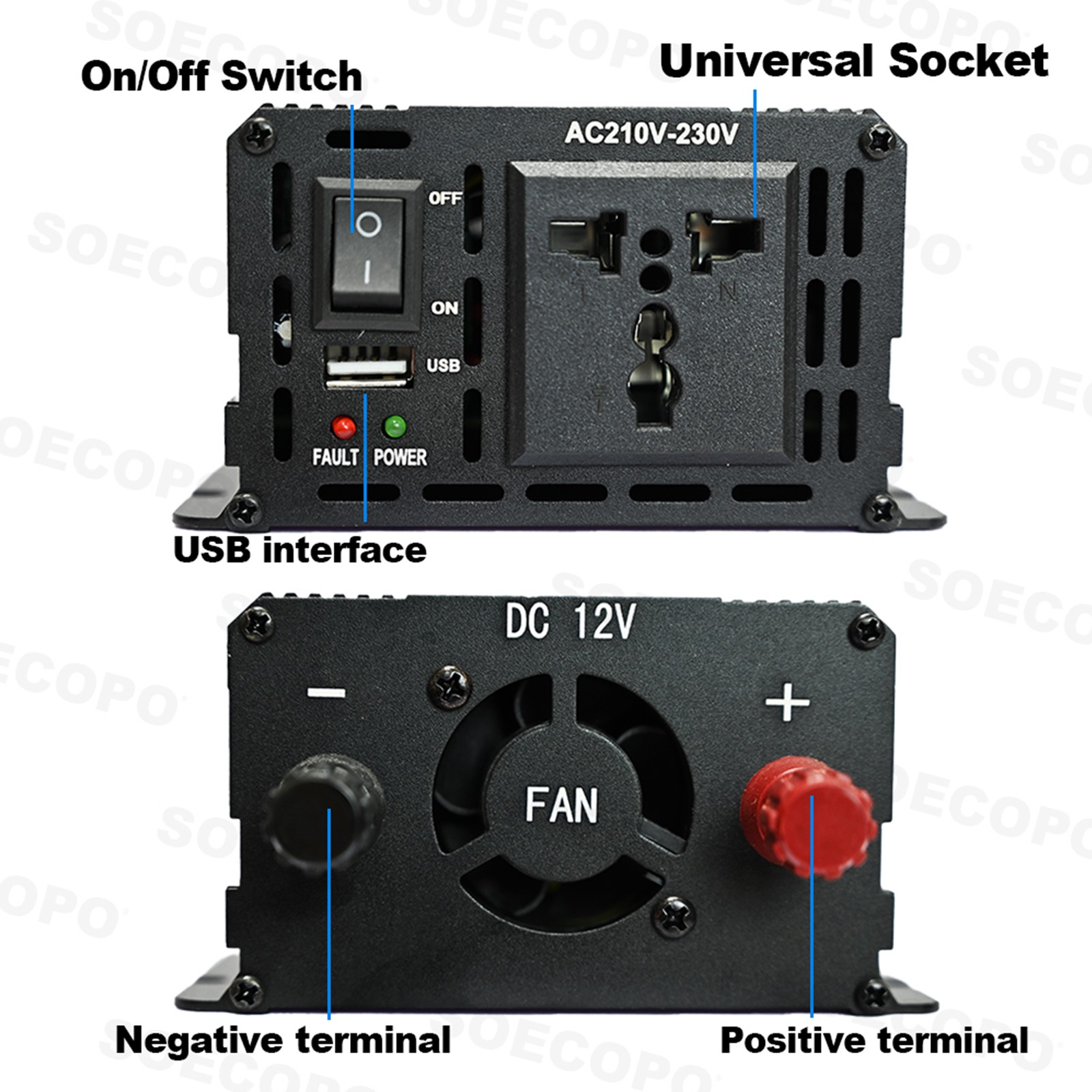 Complete 7000W Off-Grid Solar Kit 7000W Inverter 2pcs 300W Solar Panels 110V/2ta