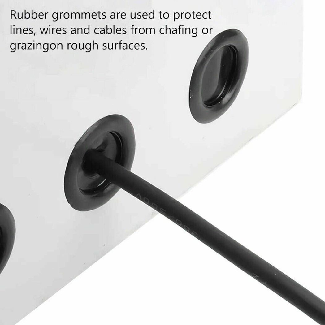 Rubber Grommet Rubber Tools Wiring Bung 200PCS Assorted Size Assortment Kits