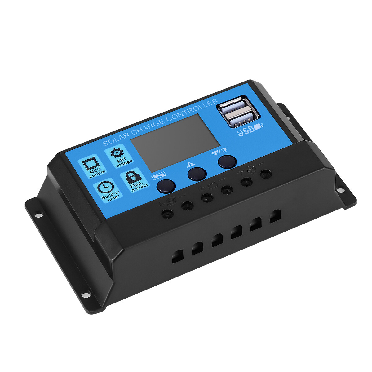 400W 12V Solar Panel Controller Kit Trickle Charger Battery Maintainer Car