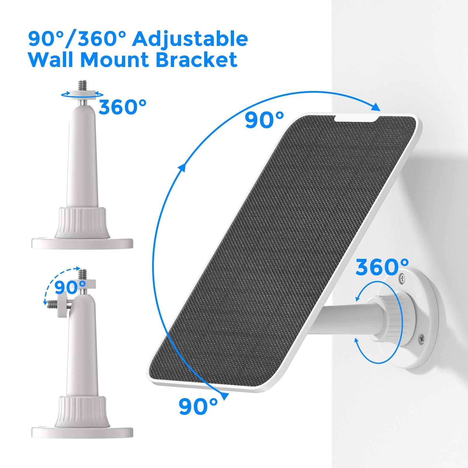 4W Solar Panel Compatible with SimpliSafe Outdoor Security Camera and Series …