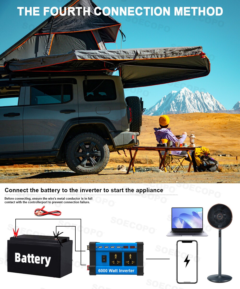 6000W 110V 100A Solar Panel Kit Complete Solar Power Generator Home Grid Systead