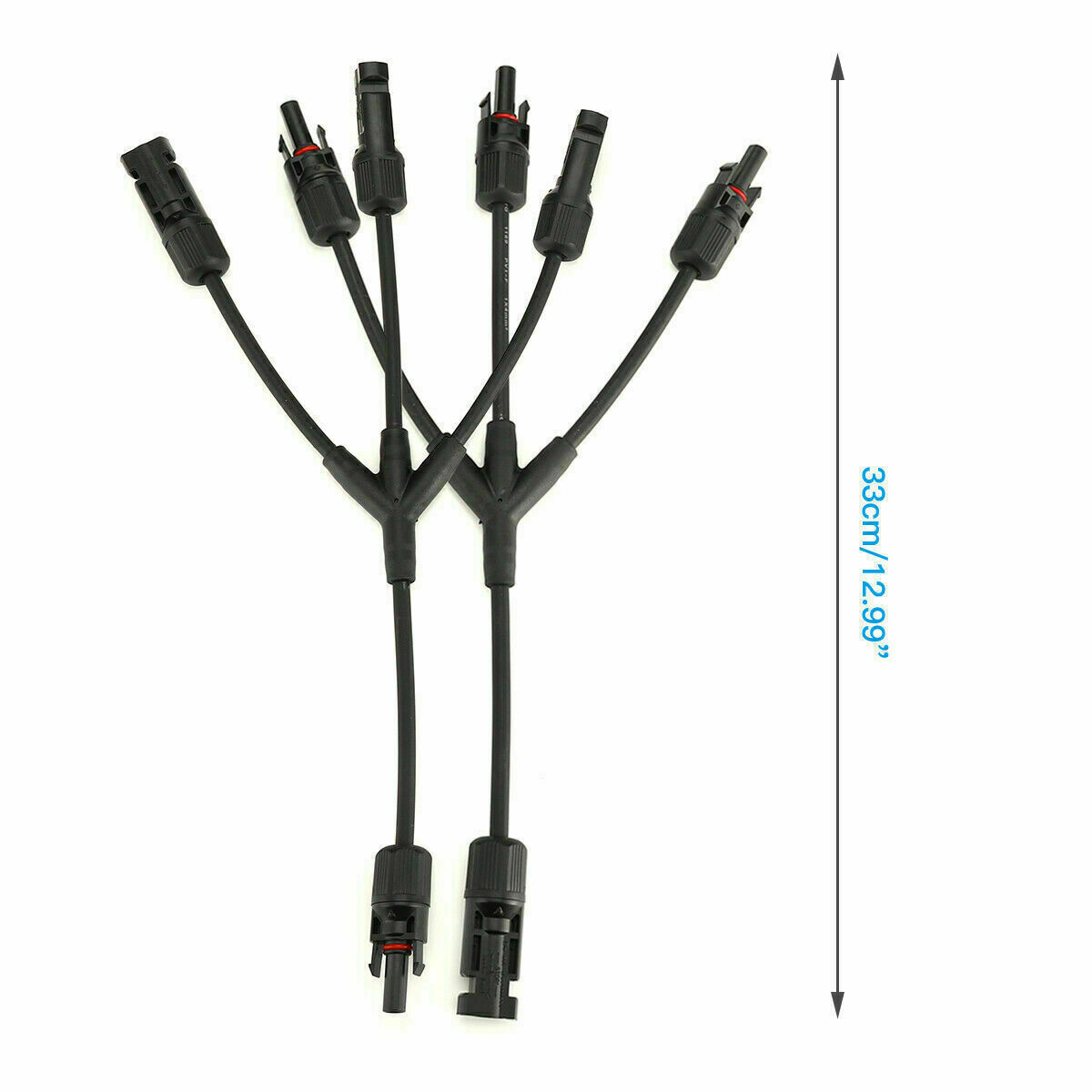 Solar Panel Y / T Branch Cable Connection Waterproof Adapter Connector Extension