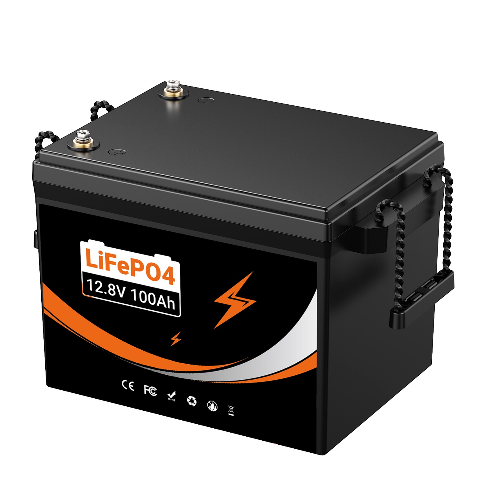 12V 100AH LiFePO4 Lithium Battery Deep Cycles For RV Camping Marine Solar Garden