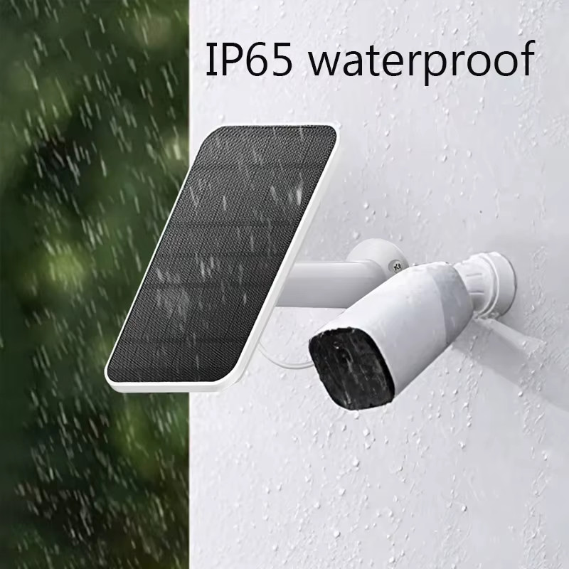 Solar Panel 10W 5V Charging Panel Doorbell Surveillance Type-C Output 10W