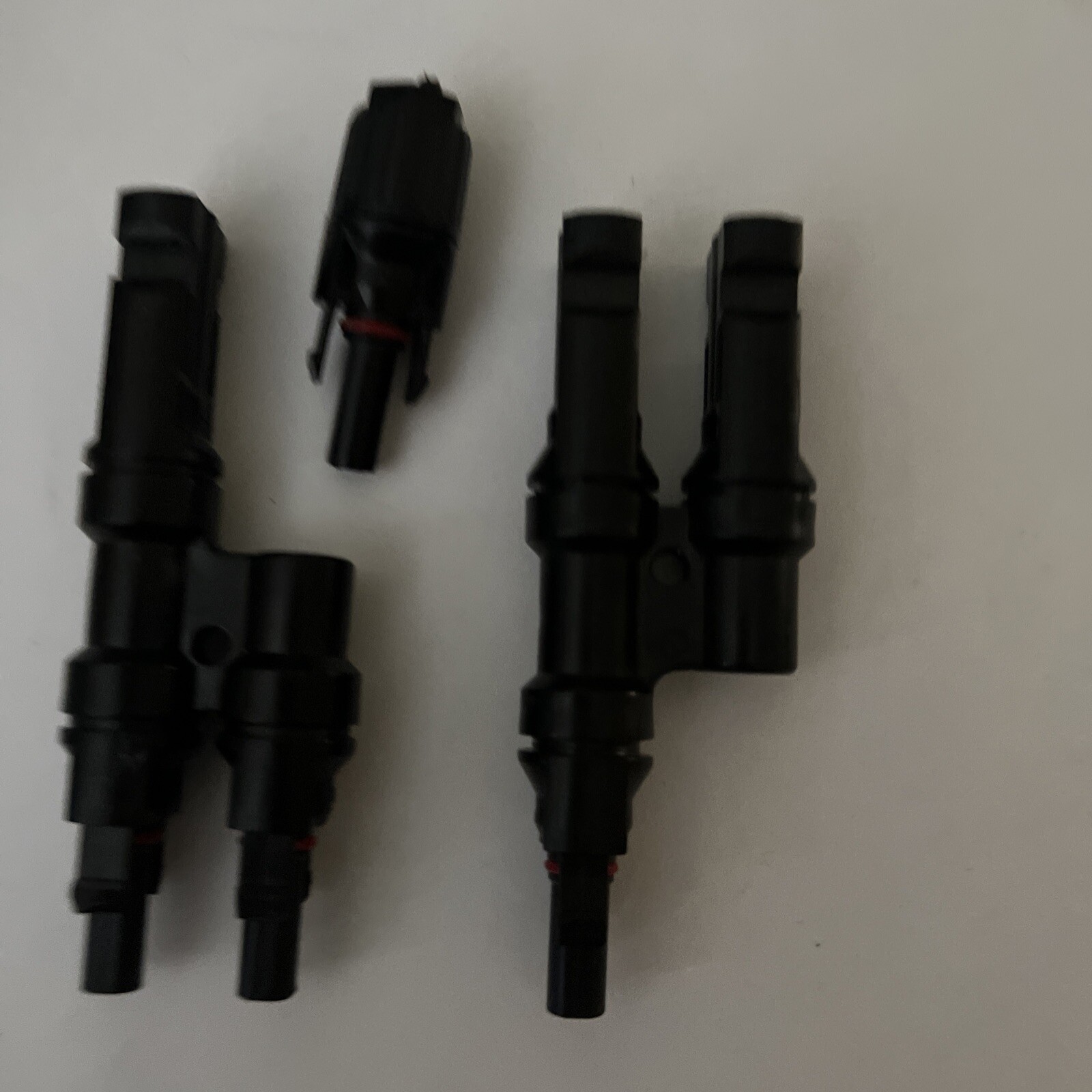 1 Pairs Solar Panel T Branch Connectors Cable Splitter Coupler Combiner T2