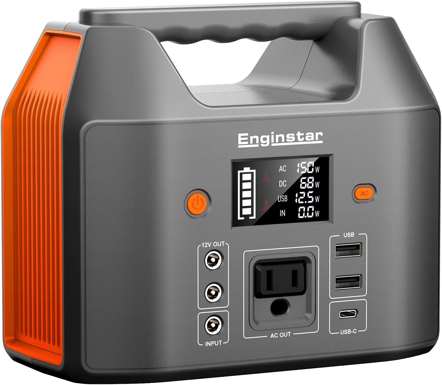EnginStar 150W Solar Generator 155Wh Power Bank