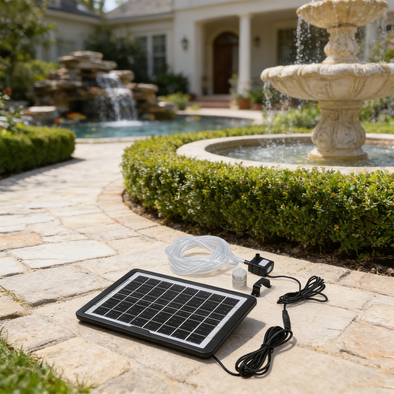 6W9V Submersible Pump Effortlessly Harness Solar Energy for Your Aquarium