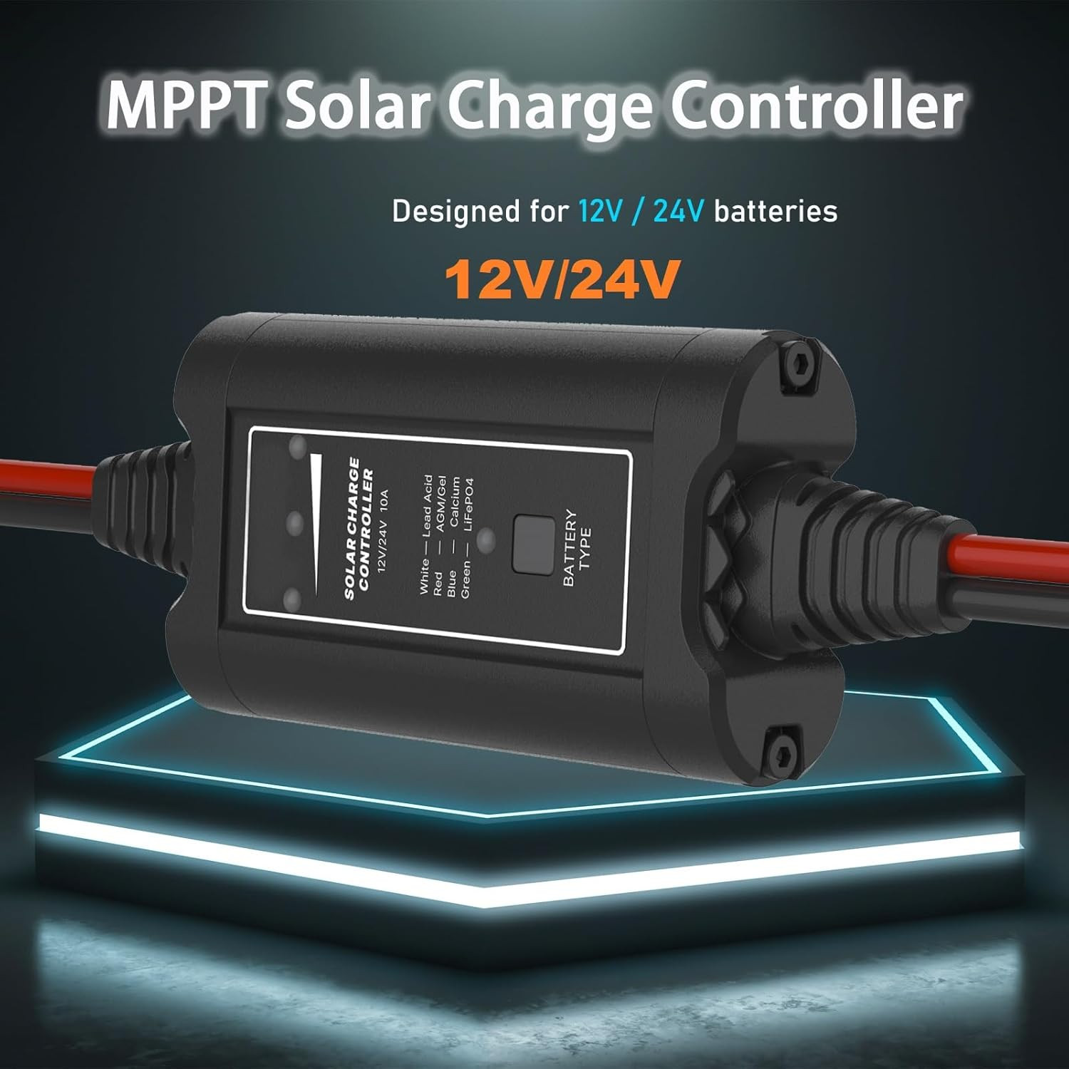 Solar Battery Charger Maintainer,Dump Trailer Battery Charger, Battery Mainta…