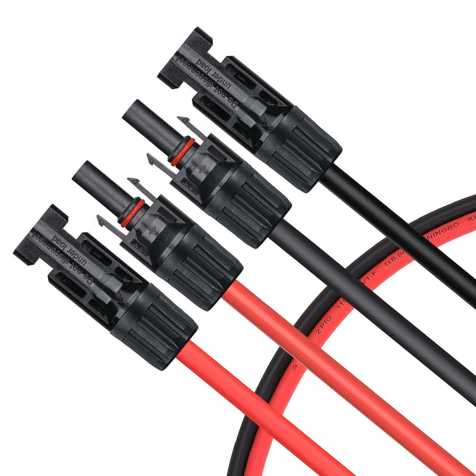 10AWG Solar Panel Wire Black&Red Extension PV Cable with Female&Male Connector