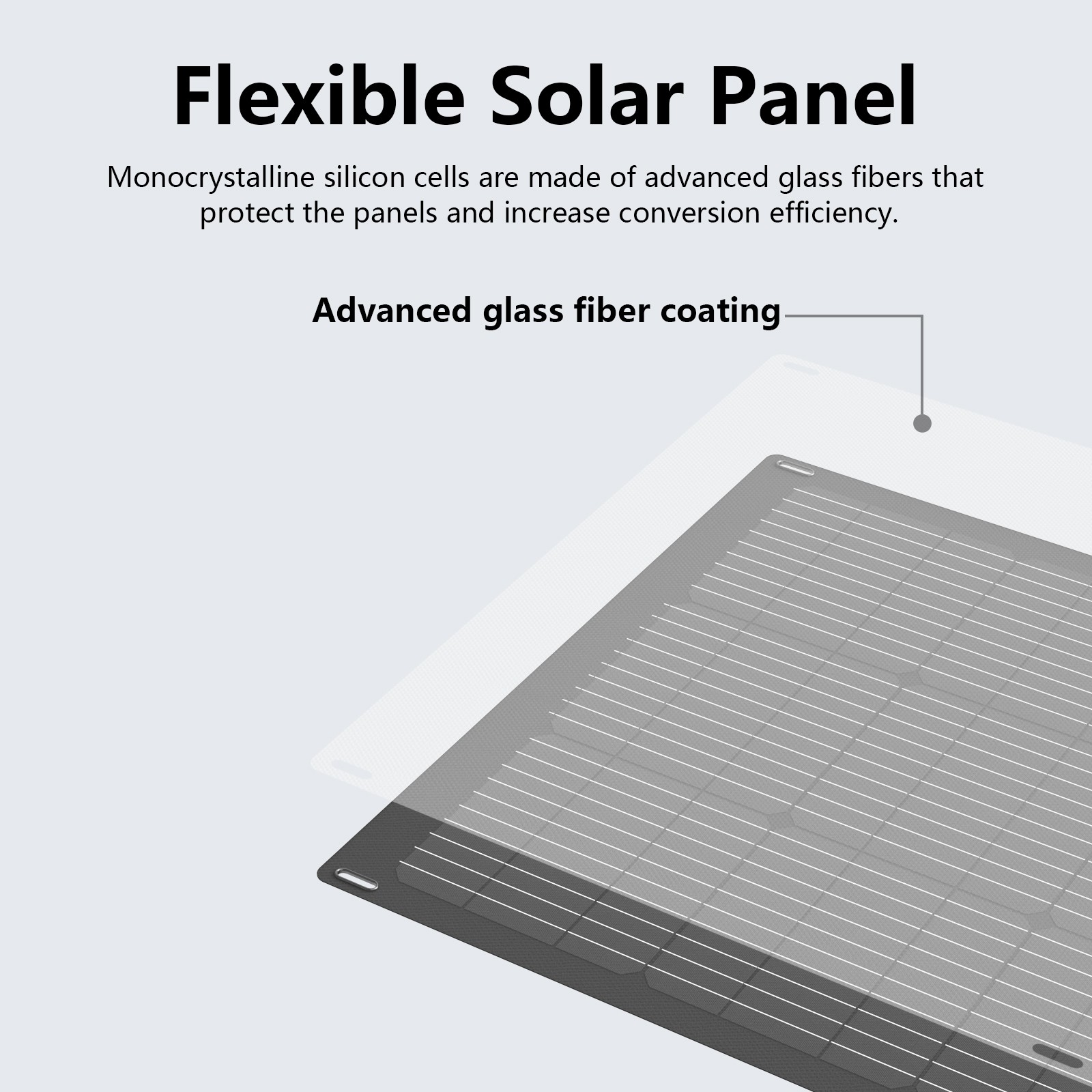 100W Flexible Solar Panel Black Solar Charger For Power Station Camping Outdoor