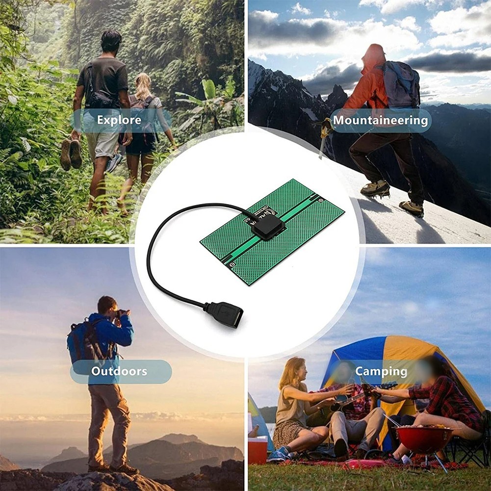 Backpacking USB Mobile Phone Charger 5V 2W Solar Charger Reliable Power Source