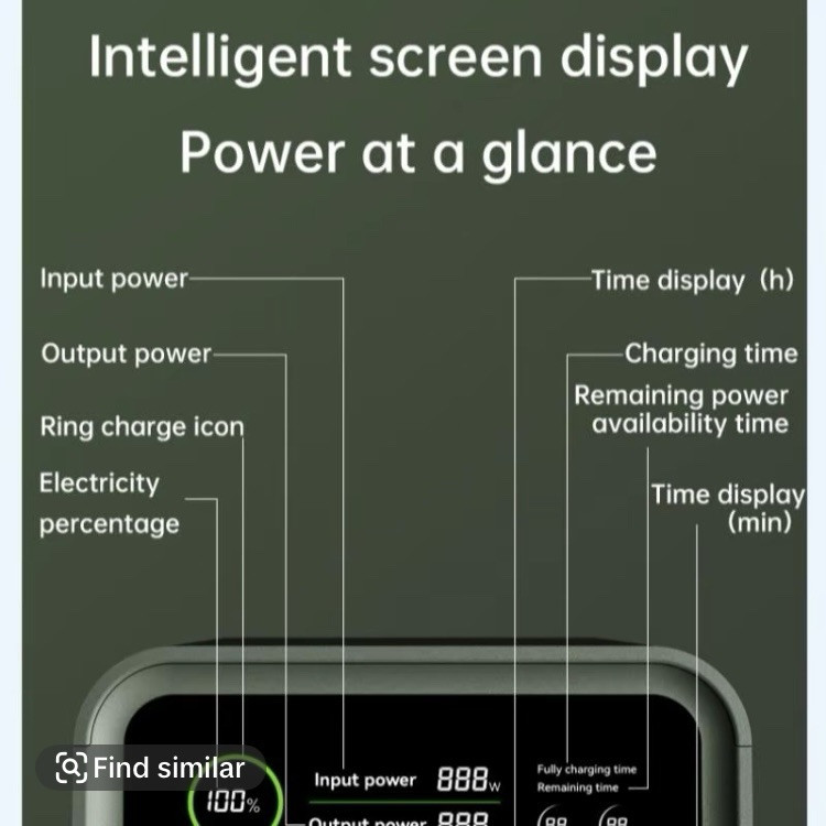Portable Power Station 60000Mah Outdoor 192wh Battery Powered