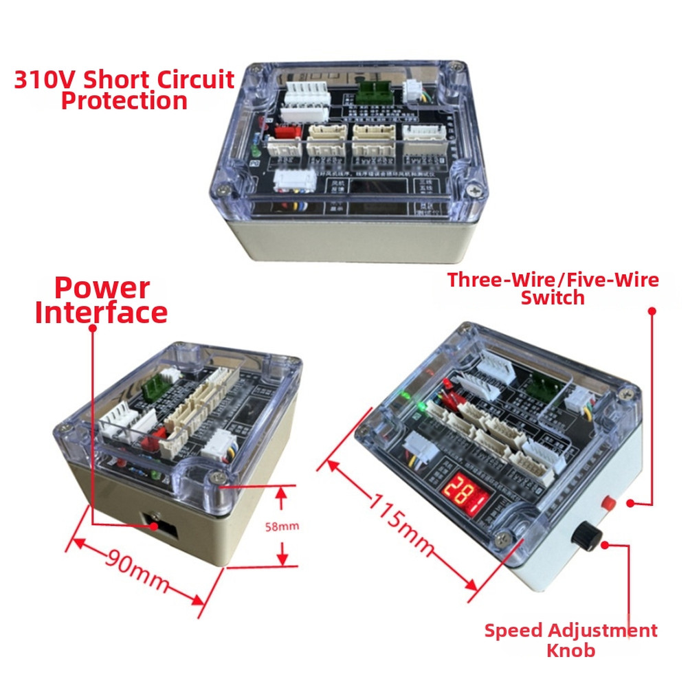 DC For motor Tester Designed for 3 Wire 5 Wire HVAC Fan For motor Checks