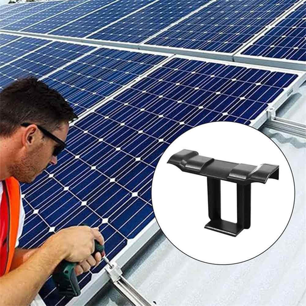 Photovoltaic Panel Water Guide Mud Clamp Solar Panel Water Drain Remove Clip